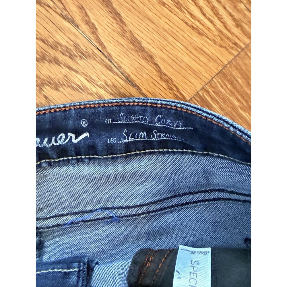 Eddie Bauer T8 Slightly Curvy High Rise Skinny Medium Stretch Denim Womens Jeans - Picture 3 of 6